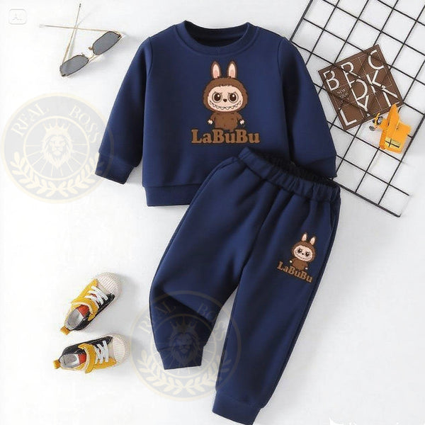 Kids’ LaBuBu Tracksuit – Unisex, Blue Colors, Perfect for All Seasons!