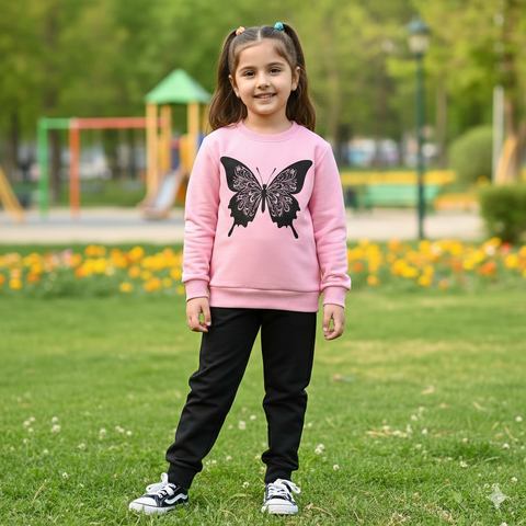 Imported Winter Set for Baby Girls 👧 – Warm, Soft & Super Cute!